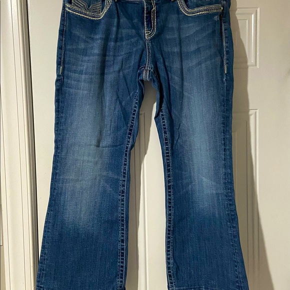 Vigoss Women’s Size 3X bootcut Blue Jeans Pre-owned very good condition - Picture 5 of 8
